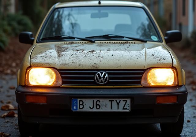 Hatchback antes del detailing