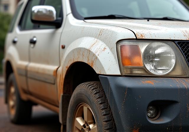 SUV antes del detailing